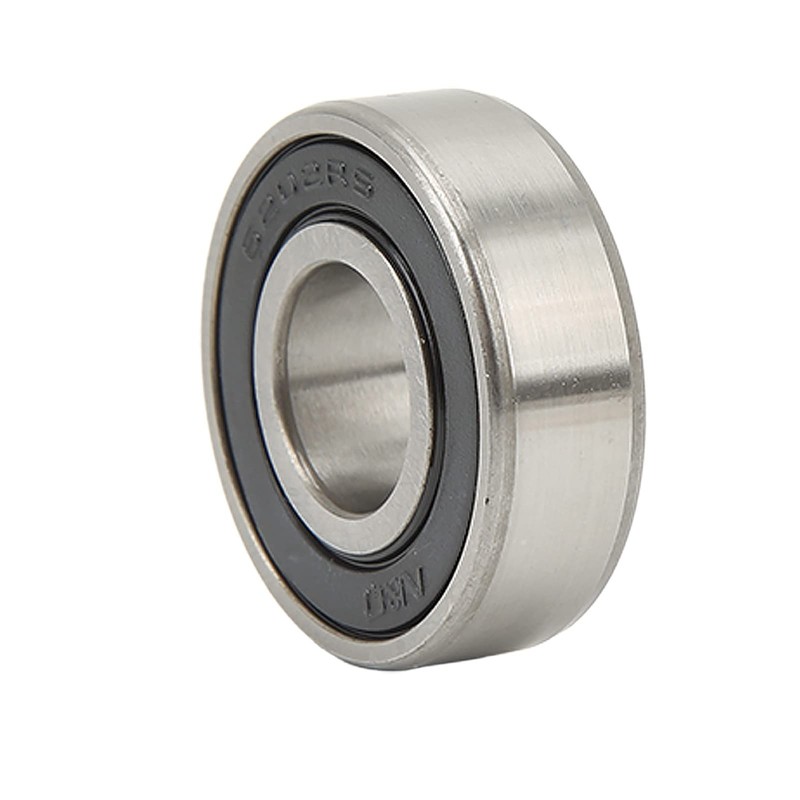 4PCs Front and Rear Wheel Bearing, 6202?RS Chrome Steel Bearing
