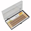 BODERMINCER 10D 60pcs Black Handmade False Eyelashes Natural Long Individual
