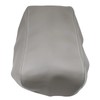NLQR Center Console Lid Armrest Cover Replacement Microfiber Leather Gray