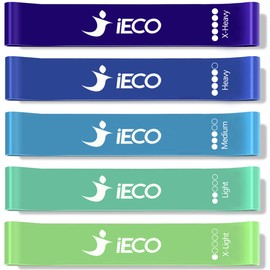 Training Tubes, Exercise Bands, Set of 5, Muscle Training Tubes, Elastic Tubes, Stretch Rubber, Home, Yoga, Rubber Bands, Muscle Training, Fitness, Stretching