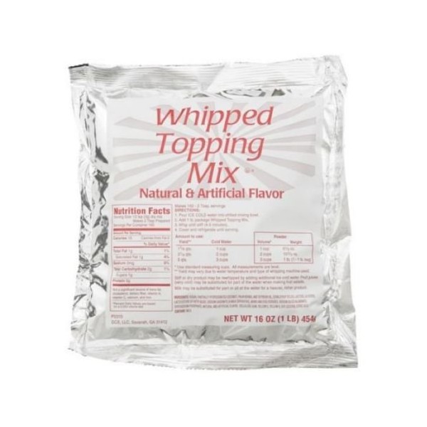 Chefs Companion Whipped Topping Mix, 1 Pound -- 12 per