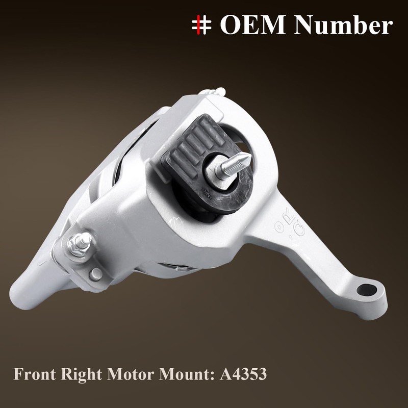 Engine Motor Mount & Trans Mount Replacement for 2007 2008