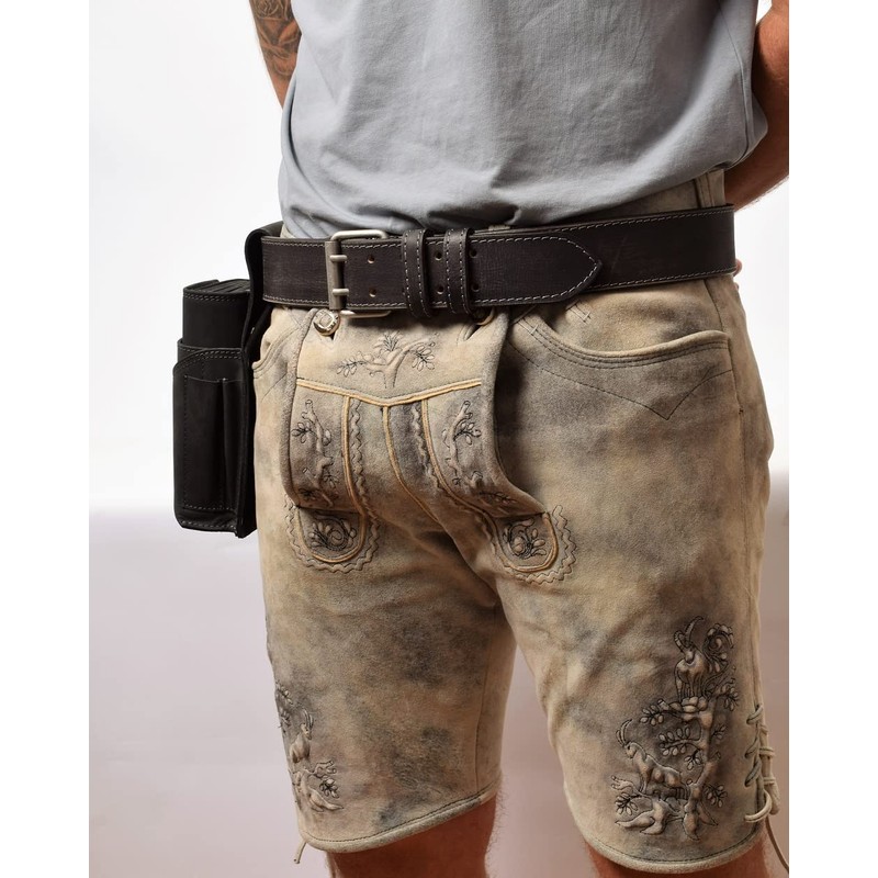 Menzo Waiter Belt Extra Wide Waiter Belt Genuine Leather Waiter
