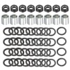 PATIKIL Skateboard Truck Hardware Kit Skateboard Truck Lock Nut Axle