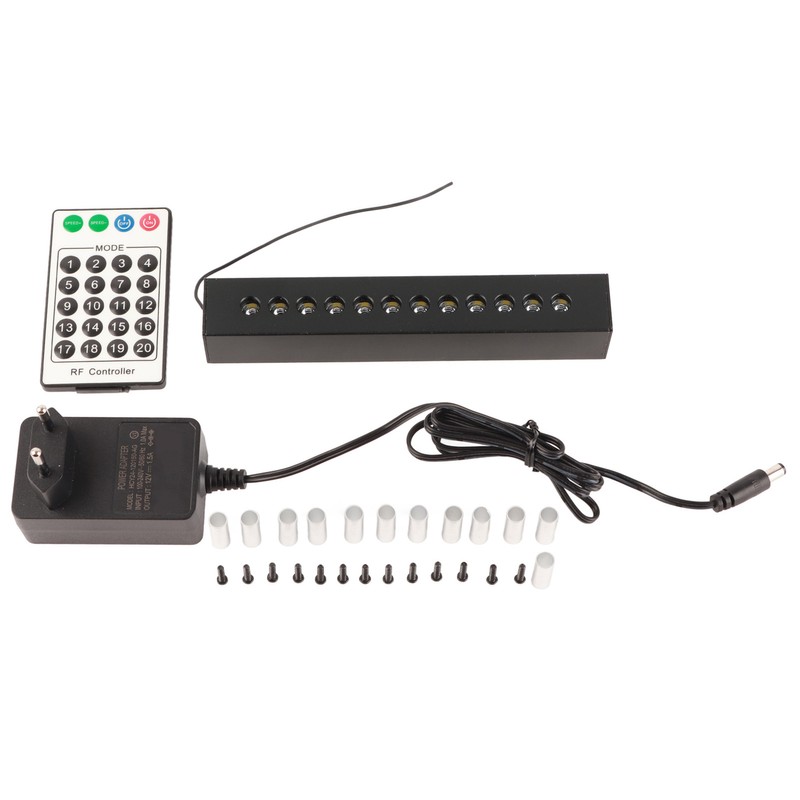 Fiber Optic Lights Kit 12 Holes 6W White Light Meteor