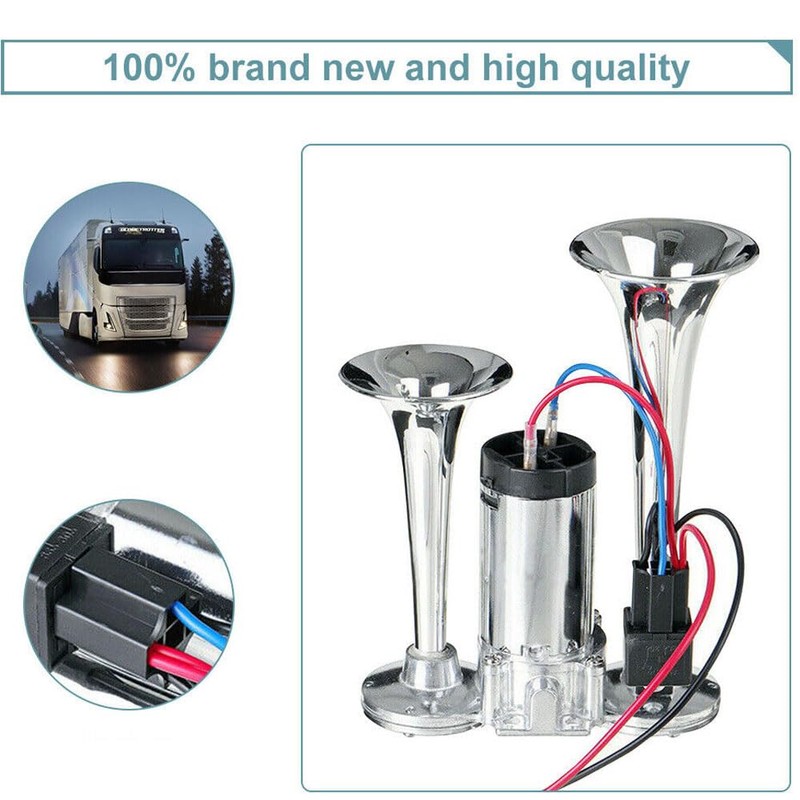 150DB Air Train Horn kit, 12V Super Loud Car Air
