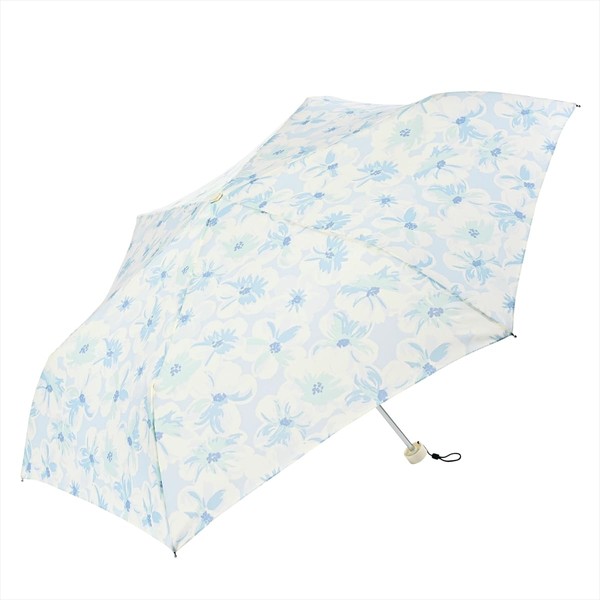 Nifty Colors 1712BL Folding Umbrella, Pale Flower Mini 55
