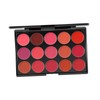 Folpus Cosmetic Lip Palette with 15 Shades, Gift Set for