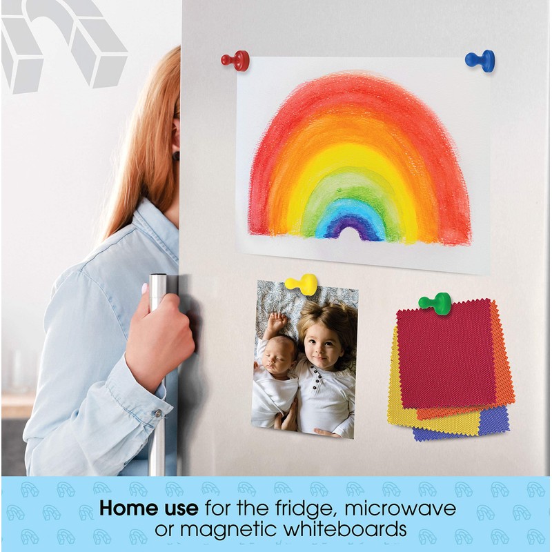7 x Extra Strong Magnetic Push Pins – High Strength