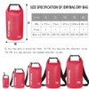 IDRYBAG Bolsa Seca Transparente Impermeable De 2 L, 5 L,