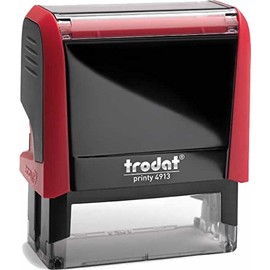 Trodat PRINTY 4913 Fire Red, Cushion Black