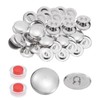 sourcing map 40 Sets Self Cover Button Kit 36L 0.9"