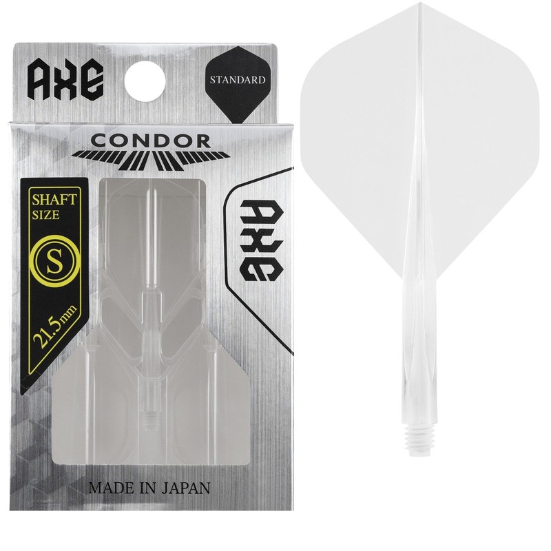 Condor Axe STD XL Clear Condor Axe Dart Flight