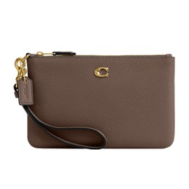 COACH Small Wristlet, B4/Dark Stone