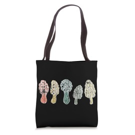 Mushroom Morels Hunter Funny Hunting Graphic Tote Bag