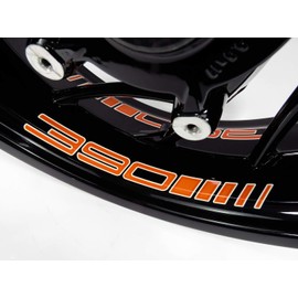 BIKE-label Rim well sticker, orange, compatible with KTM 390 Duke 790074