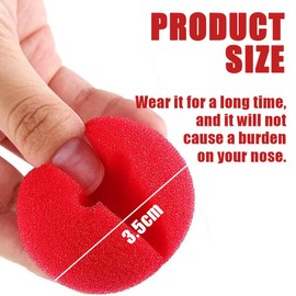 Pack of 15 Clown Noses Made of Foam, False Noses in Red, Clown Nose, Foam Nose, Cosplay Nose, Foam Nose, Foam Nose for Carnival or Other