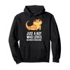 Just a Boy Who Loves Bearded Dragons Pullover Hoodie