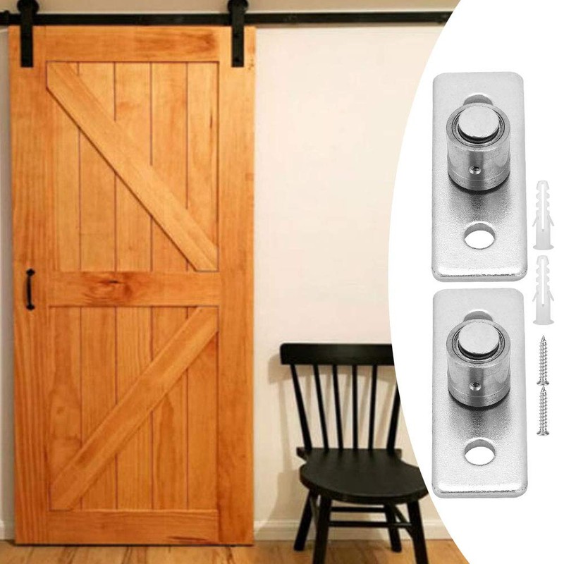 Kuuleyn Roller Guide, 2 Pieces Stainless Steel Barn Door Roller