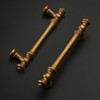 Amerdeco 6 Pack Antique Brass Cabinet Pulls 96mm Hole Center