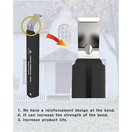 NACETURE Vinyl Siding Removal Tool 1 Pack – 7 Inch Heavy Duty Steel Hand Tool for House Siding Installation and Repair