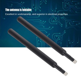 Oumij 2PCS 4G SMA Antena de Ganancia de Señal LTE masculina para B310s / B593s / B315 / E5186s Enrutador Mayor Cobertura de Red Capacidad Fuerte Contra Interferencias