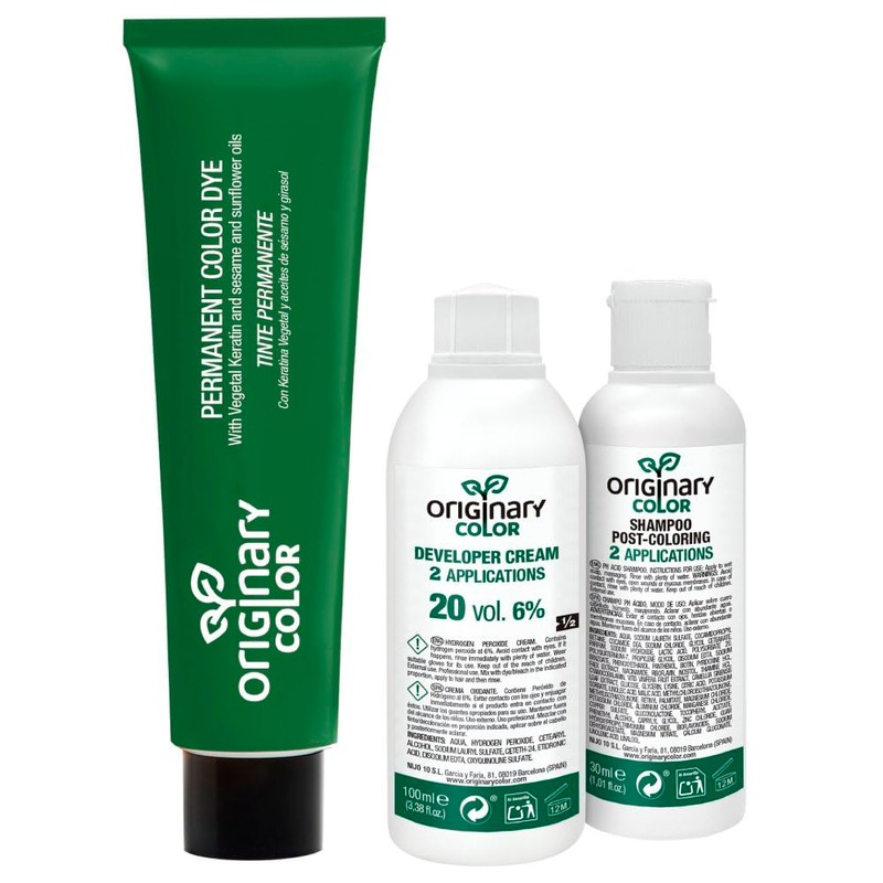 Originary Color - Professional Permanent Dye Kit Colour 5-0 Light