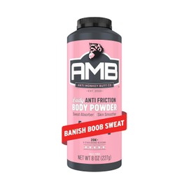 Anti Monkey Butt, Lady's Body Powder with Calamine, Prevents Chafing and Absorbs Sweat, Talc Free, 8 oz