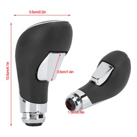 Qiilu Perilla de Cambio de Palanca de Cambios Automática, Reemplazo de Reparación de Modificación Automática de Palanca de Cambios de Coche para Regal 2009-2013 Negro