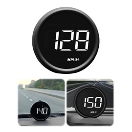 KRGNPLE obd2 Multimeter Car HUD B1 Speedometer, Water Temperature, Fuel Consumption Display, Vehicle Speed Display, Universal HUD Display