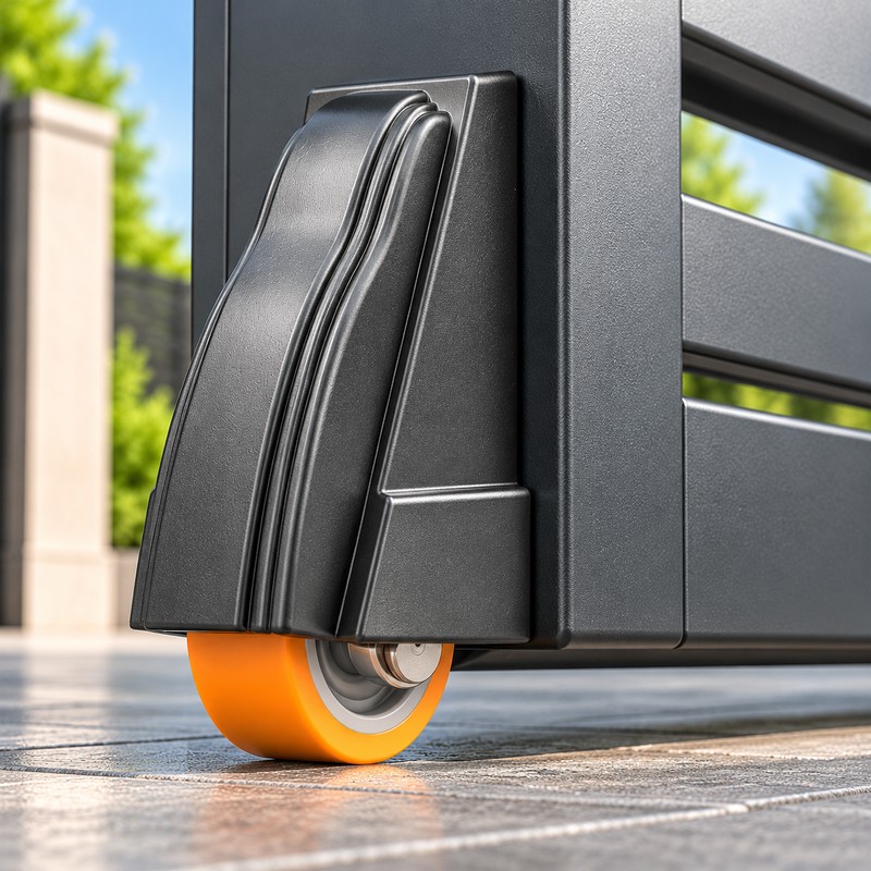 Spring-Damping Gate Support Wheel for Sliding Doors – Anti-Sag Positioning