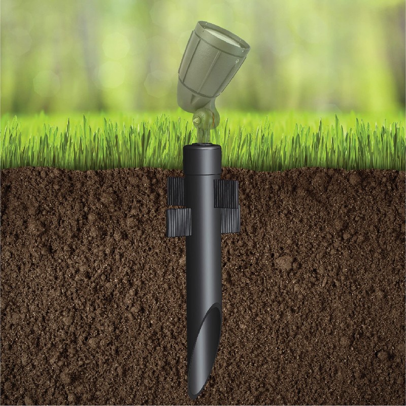 Newhouse Lighting MPOST17 2.5-Inch Outdoor Mounting Post with Cap and