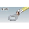 TRUSCO T-R2-6 Bare Crimp Terminals Round Φ2.5 in (6.4 mm)