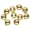 5mm 14K Genuine Solid Gold 5mm Hollow Smooth Beads (10