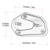 MotHeartCNC Motorcycle Side Stand Foot Magnification for GSX-8R 2024 Stable