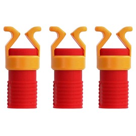 3Pcs Universal Screw Fixing Set Clamper Screw Holder for 6-8 mm Screwdriver Blade Screw Bits Multifunction Hand Power Tools Accessories,Red