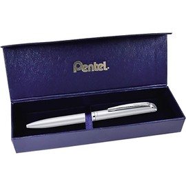 Pentel BL2007Z-BOX EnerGel Gelstift silber, 1 stück (1er Pack)
