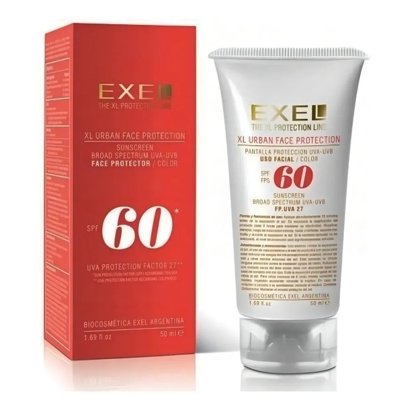 Protector Solar Exel Face Protection Con Color FPS 60 50ml