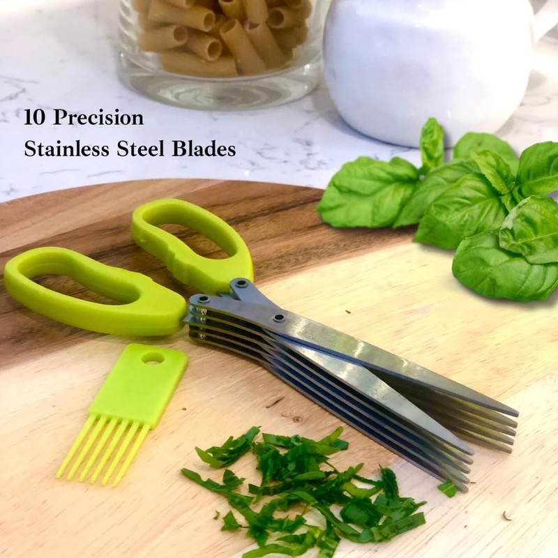 Magiküchen Multi Blade Herb Shears | Soft Touch Handle |