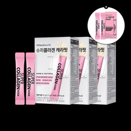 Vital Beauty [바이탈뷰티][3box] 슈퍼콜라겐 케라핏 (30입) [Vital Beauty][3box] Super Collagen Kerafit (30 servings)