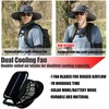 ZRW Solar Powered Fan hat,Wide Brim Solar Fan Outdoor Fishing