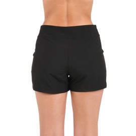 La Blanca Womens All Aboard 3" Swimsuit Bottom Board Shorts, Black - New, X-Small US