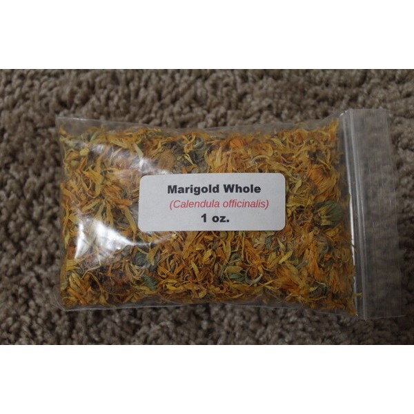 Marigold 1 oz. Marigold Whole (Calendula Officinalis)