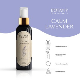BotanyRoom® Lavendel raumspray für Ruhe und gut Schlaf. - Natürlicher Ätherisches Ölnebel zur Stressreduzierung und Angstbewältigung, Kissenspray (200 ml, Lavendel)
