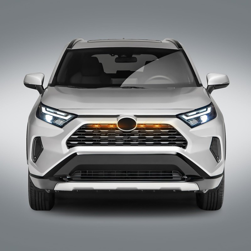 FICOLPO 4 Pcs Grille Lights Compatible with 2019 2020 2021