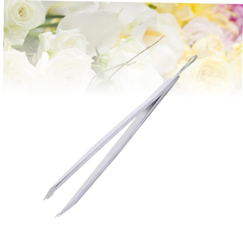 BIUDECO 1pc Stainless Steel Eyebrow Tweezers for Removal Lightweight Multi