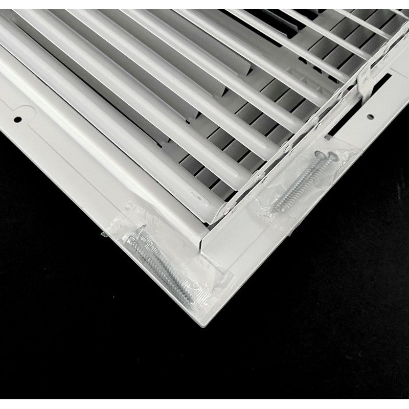 HBW 12"x 12" (Duct Opening Size) 4-Way Stamped Face Steel