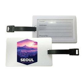 Seoul South Korea Design A Souvenir Luggage Tag Single