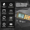 LYCEBELL Manometer Gas Pressure Tester, Digital Manometer Dual-Port Air Pressure