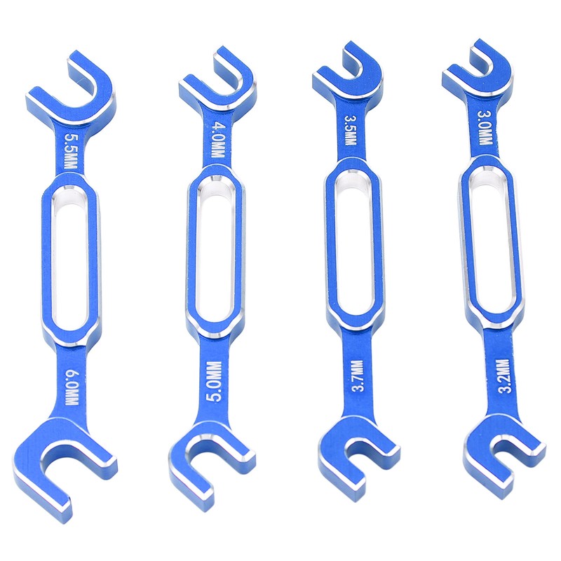 4PCS RC Car Wrenches Turnbuckle Nut Ball Joint Remover Aluminum